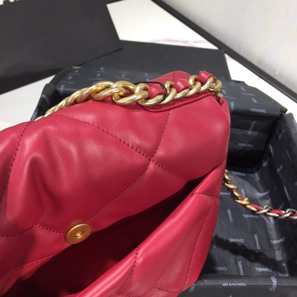 CHANEL '19' Flap Bag. High-end quality bag including gift box, literature, dust bag, authenticity card. Chanel's newest bag was designed along with Virginie Viard, and it made its debut on the runway of Paris Fashion Week earlier this year. The bag, called the Chanel 19 Bag, is aptly named after its birth year, and it is said to be inspired by the classic 2.55 bag.