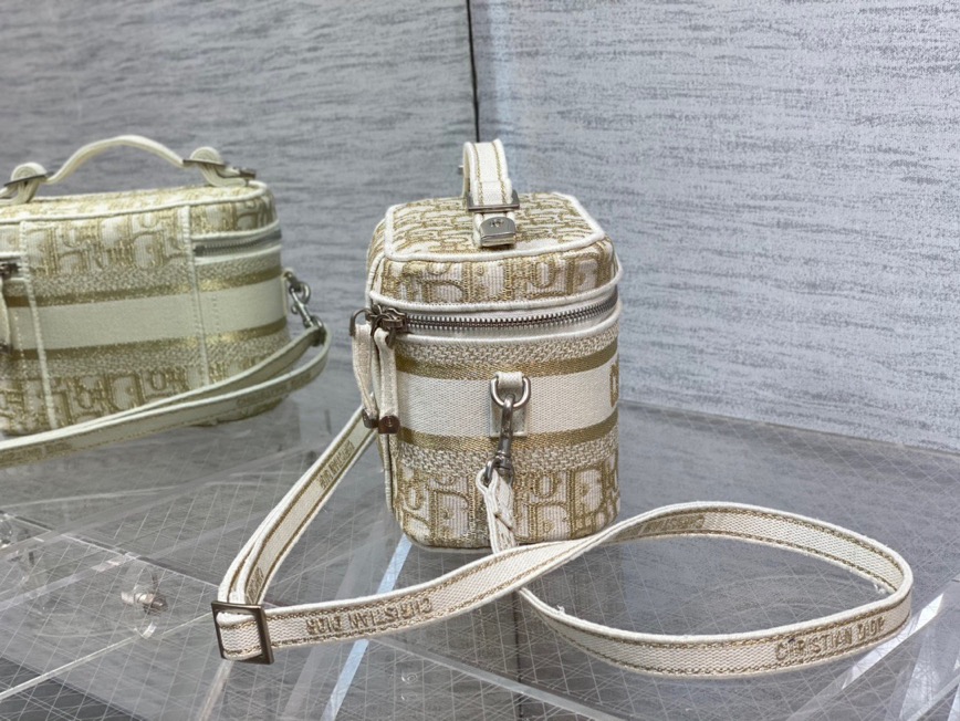 DIOR Small DiorTravel Vanity Case With Shoulder Strap.