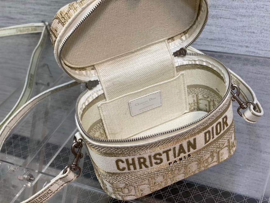 DIOR Small DiorTravel Vanity Case With Shoulder Strap.