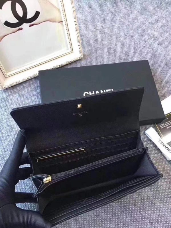 CHANEL 19 Long Flap Wallet.
