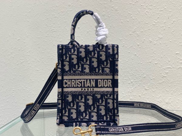 DIOR Mini Book Tote Phone Bag.