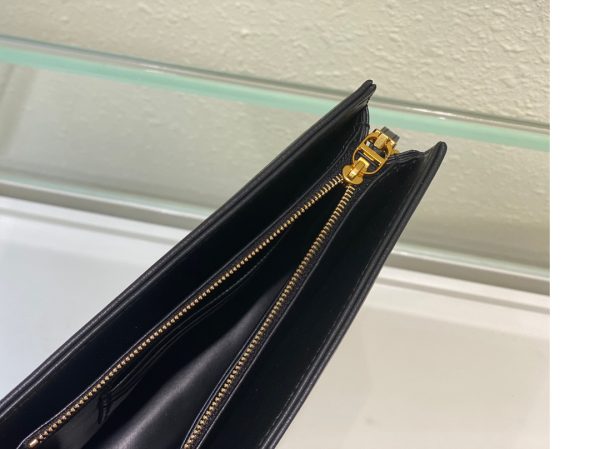 DIOR Caro Zipped Pouch With Chain.