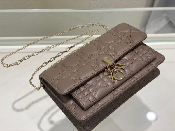 DIOR Lady Dior Chain Pouch.