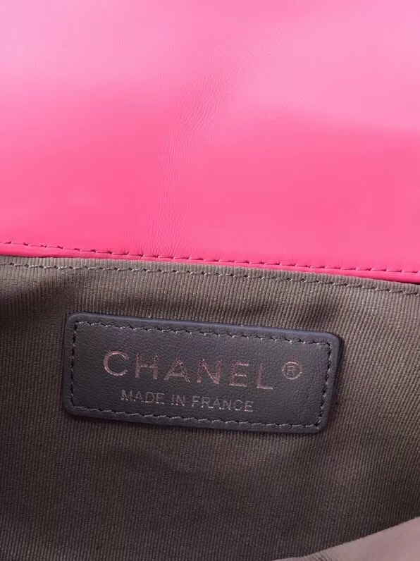 CHANEL 'Boy' Diamond Quilted Leather Flap Bag. Original Quality Bag including gift box, care book, dust bag, authenticity card. Created by Karl Lagerfeld, the iconic design owes its name to Gabrielle Chanel's first love, Boy Capel. This Chanel Boy Flap Bag Quilted is every woman's dream. Crafted from calfskin leather, the bag features Chanel's signature diamond quilting, chunky chain link strap with leather shoulder pad, and metal-tone hardware accents. Its CC Boy logo closure opens to a fabric-lined interior with slip pocket perfect for daily essentials. A sought-after, luxurious accessory.