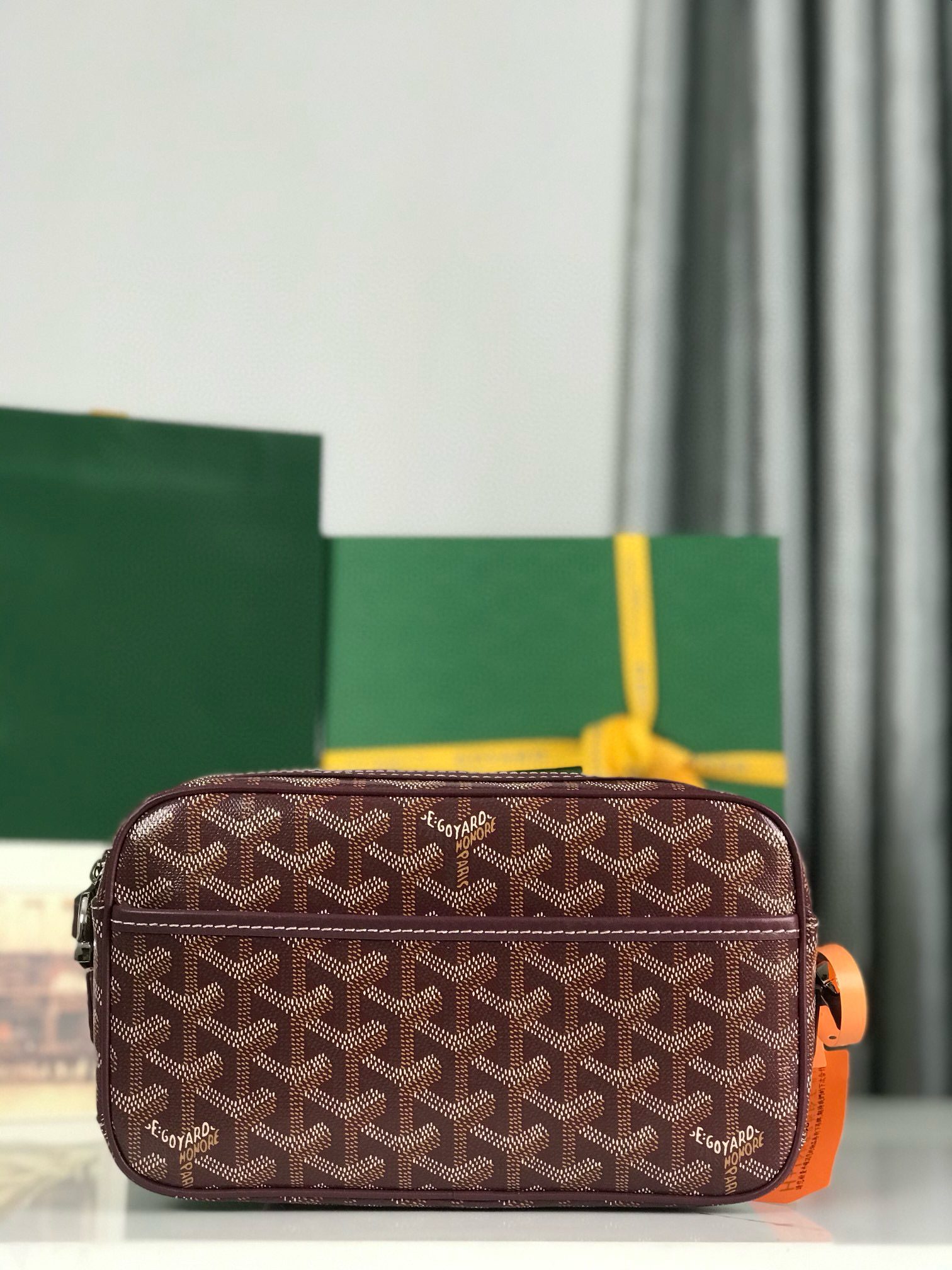 Cap-Vert PM Bag. Authentic quality luxury bag crafted in genuine leather comes with authenticity card, dust bag and gift bag. City Ready. Effortlessly Refined — The Cap-Vert Bag. Designed for life on the move, the Cap-Vert Bag is your perfect urban companion. Compact yet practical, it keeps your essentials neatly organized and always within reach. Crafted with meticulous attention to detail, it features a secure zip closure and a fixed, adjustable shoulder strap for all-day comfort and versatility. Whether you're navigating the city or traveling light, the Cap-Vert combines timeless craftsmanship with modern functionality — a true expression of refined everyday luxury.