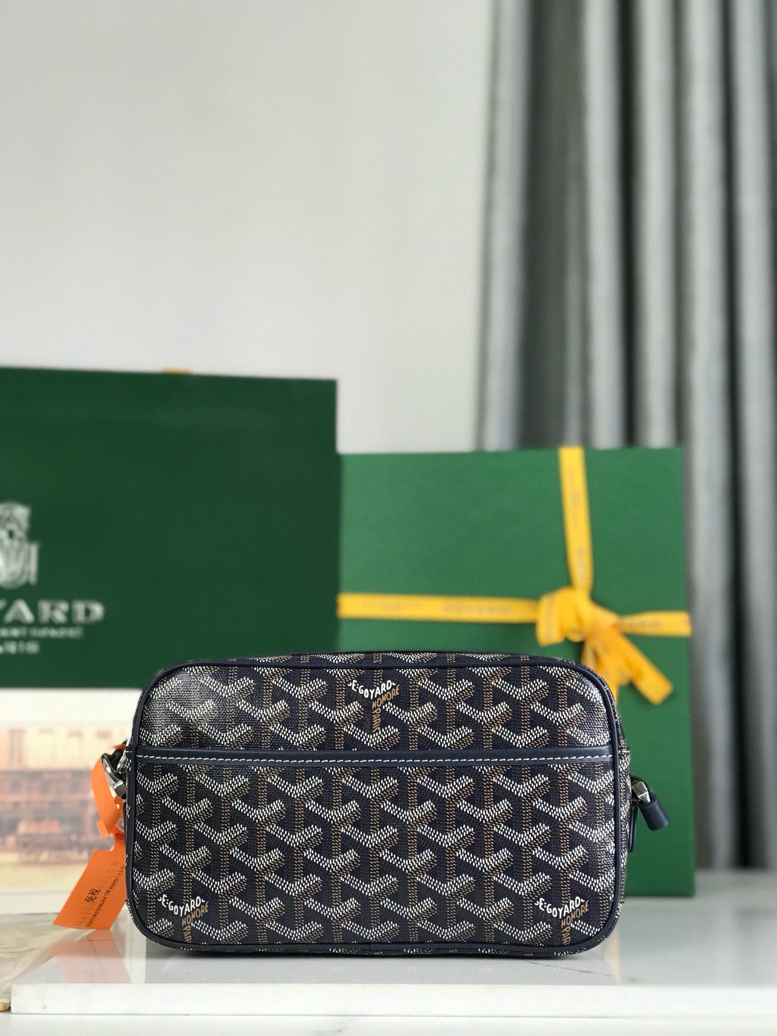 Cap-Vert PM Bag. Authentic quality luxury bag crafted in genuine leather comes with authenticity card, dust bag and gift bag. City Ready. Effortlessly Refined — The Cap-Vert Bag. Designed for life on the move, the Cap-Vert Bag is your perfect urban companion. Compact yet practical, it keeps your essentials neatly organized and always within reach. Crafted with meticulous attention to detail, it features a secure zip closure and a fixed, adjustable shoulder strap for all-day comfort and versatility. Whether you're navigating the city or traveling light, the Cap-Vert combines timeless craftsmanship with modern functionality — a true expression of refined everyday luxury.