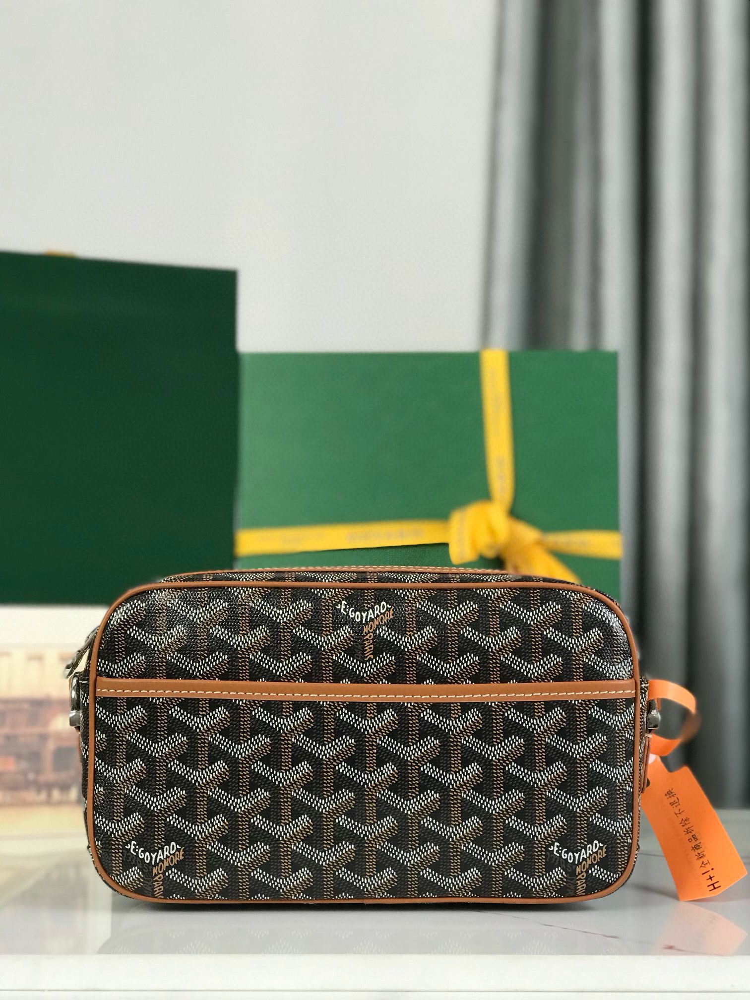 Cap-Vert PM Bag. Authentic quality luxury bag crafted in genuine leather comes with authenticity card, dust bag and gift bag. City Ready. Effortlessly Refined — The Cap-Vert Bag. Designed for life on the move, the Cap-Vert Bag is your perfect urban companion. Compact yet practical, it keeps your essentials neatly organized and always within reach. Crafted with meticulous attention to detail, it features a secure zip closure and a fixed, adjustable shoulder strap for all-day comfort and versatility. Whether you're navigating the city or traveling light, the Cap-Vert combines timeless craftsmanship with modern functionality — a true expression of refined everyday luxury.